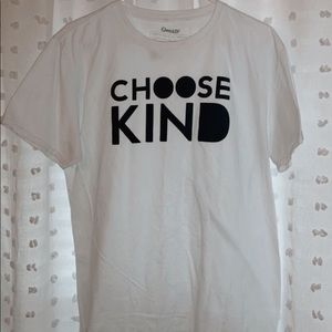 Choose Kind white tee